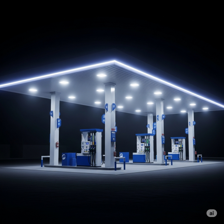 ไฟแอลอีดีสำหรับปั๊มน้ำมัน